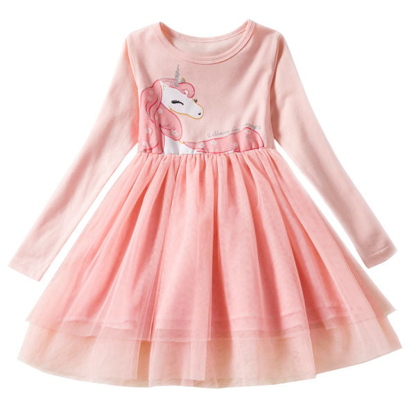 Long Sleeve Unicorn Dress